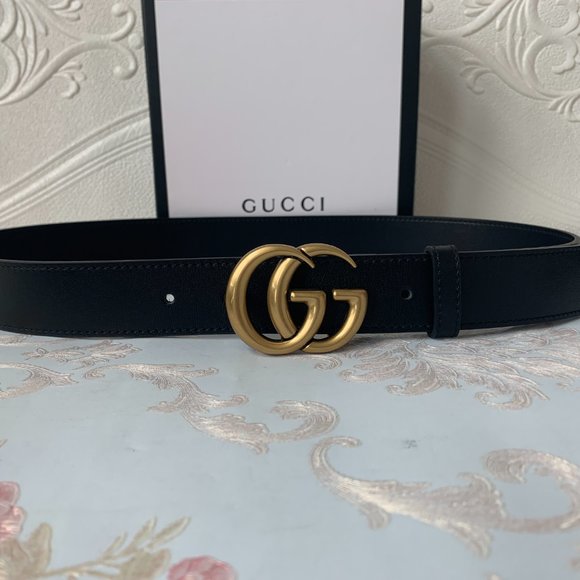 Leather belts with double G buckle main image 5